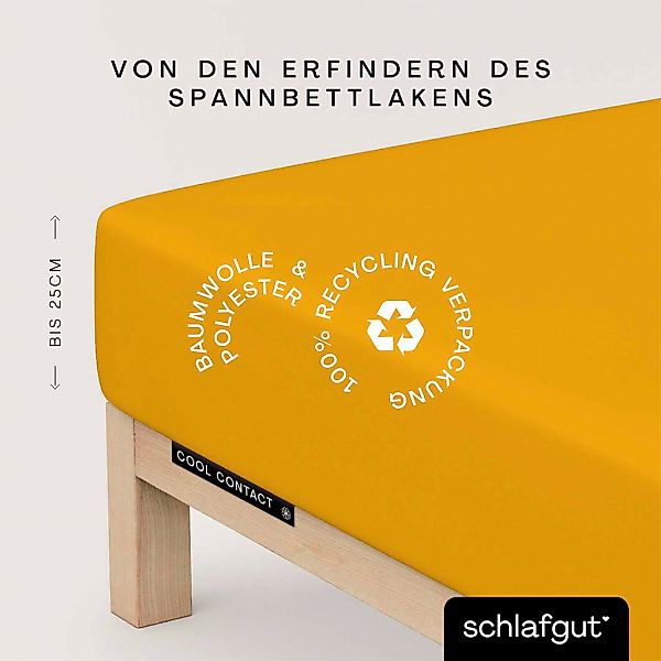 Schlafgut Spannbettlaken "Cool Contact" 100% gekämmte Mikrofaser günstig online kaufen