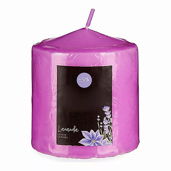 Kerze Lavendel Pink (7 X 8 X 7 Cm) günstig online kaufen