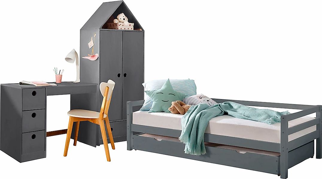 OTTO home Jugendzimmer-Set "Alpi" Spar-Set, 3 Stk. tlg. Daybed, Schreibtisc günstig online kaufen