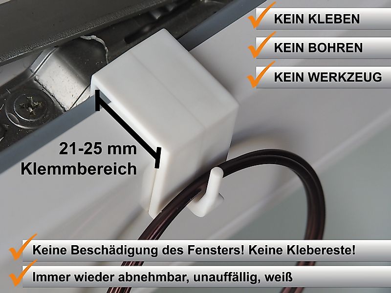 dekondo Fensterhaken Dekohaken Dekoklipp Fensterklipp Gardinenhaken günstig online kaufen