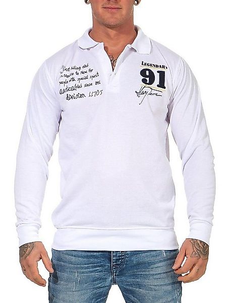 EloModa Poloshirt Herren Polo Shirt Langarm Longsleeve Sweatshirt M L XL XX günstig online kaufen