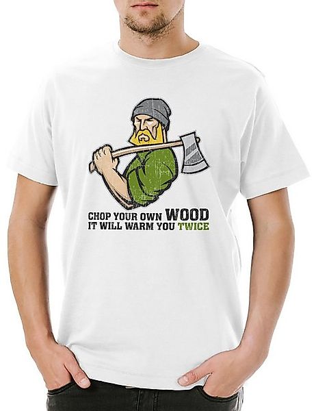 Urban Backwoods Print-Shirt Urban Backwoods Chop Your Own Wood Herren T-Shi günstig online kaufen