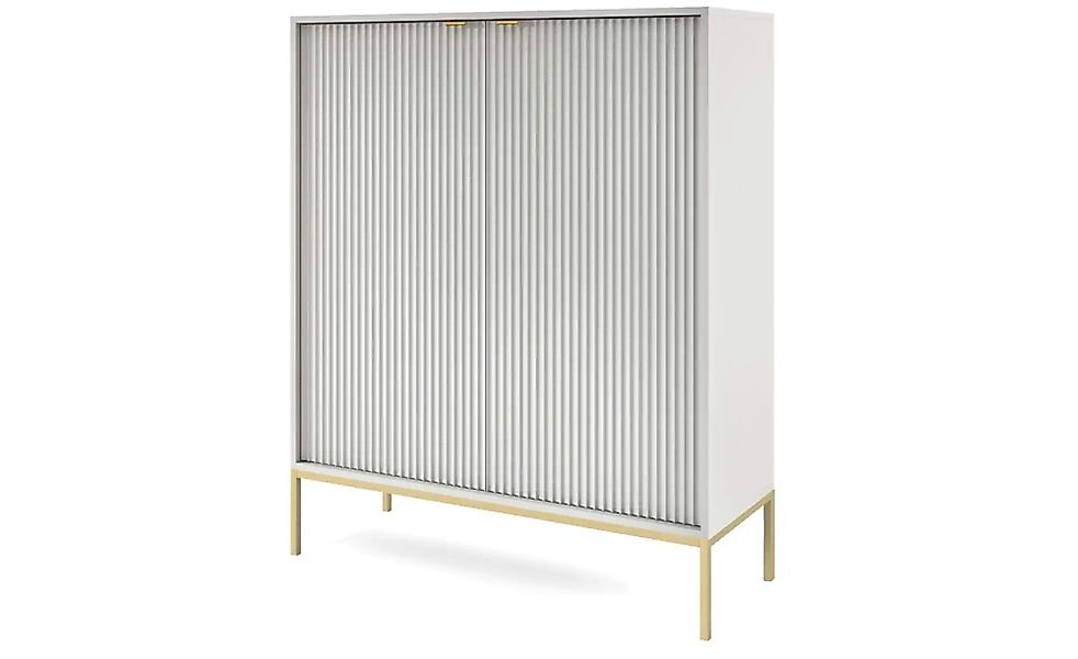 Selsey Highboard  Vellore ¦ grau ¦ Maße (cm): B: 104 H: 125 Kommoden & Side günstig online kaufen