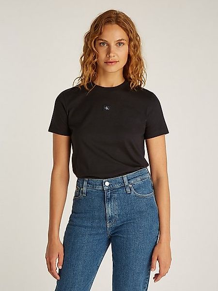 Calvin Klein Jeans T-Shirt WOVEN LABEL REGULAR TEE mit Logo günstig online kaufen