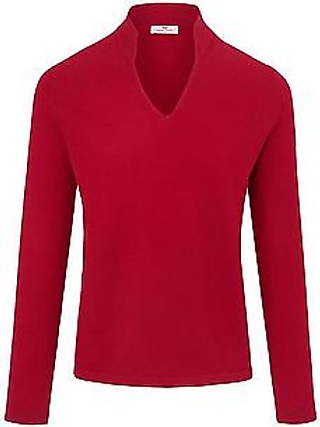 Pullover aus 100% Premium-Kaschmir Modell Vivien Peter Hahn Cashmere rot günstig online kaufen