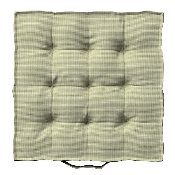 Sitzkissen Jacob mit Handgriff, grün-beige, 40 x 40 x 6 cm, Outdoor Oasis ( günstig online kaufen