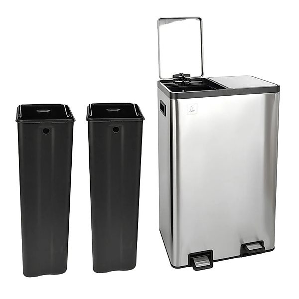 SVITA TMH2X30 Mülleimer 60L Mülltrennsystem 2 Fächer 2x30L Softclose Edelst günstig online kaufen