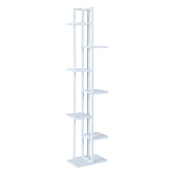 en.casa Blumenständer, Somero Pflanzenregal 150x34x21cm Weiß günstig online kaufen