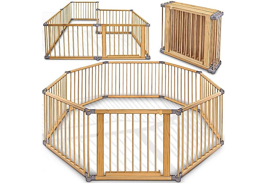 KIDUKU Laufgitter 7,2 Meter Laufstall XXL klappbar inkl. Tür, bestehend aus günstig online kaufen