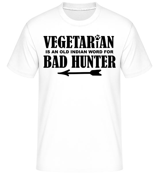 Vegetarian Bad Hunter · Shirtinator Männer T-Shirt günstig online kaufen