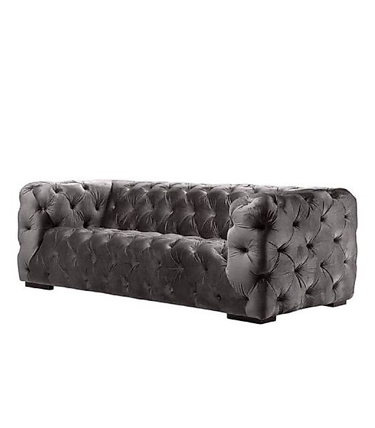 Xlmoebel 3-Sitzer Dreisitzer Chesterfield-Sofa mit gepolsterter Stil-Möbel, günstig online kaufen