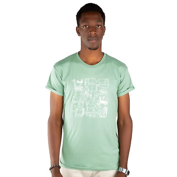 Herren Print T-shirt Aus Bio-baumwolle „Serengeti“ günstig online kaufen