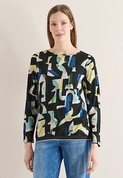 CECIL Langarmshirt mit grafischem Muster günstig online kaufen