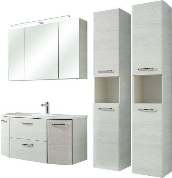 Saphir Badmöbel-Set Quickset 936 4-teilig, Mineralmarmor-Waschtisch günstig online kaufen