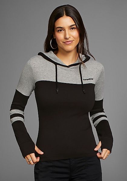 KangaROOS Kapuzenshirt mit Colorblock günstig online kaufen