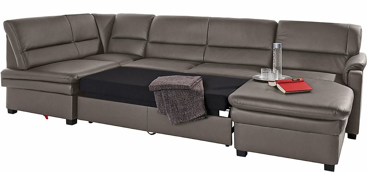 sit&more Wohnlandschaft "Pisa U-Form", mit Federkern, wahlweise mit Bettfun günstig online kaufen