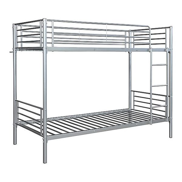 en.casa Etagenbett, »Soppsar« 208,5x97x165 cm Silber günstig online kaufen