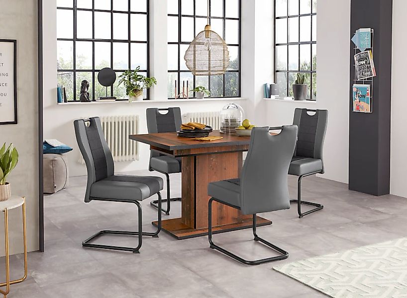 HELA Essgruppe Set, 5 Stk. tlg. bestehend aus 4x Erika Stuhl & 1x Ariana Ti günstig online kaufen