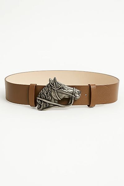 COLLEZIONE ALESSANDRO Ledergürtel "Pferd", aus echtem Leder mit Reiter Pfer günstig online kaufen