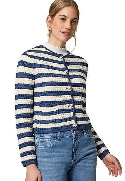 Zero Strickjacke zero Strickjacke mit Streifen günstig online kaufen