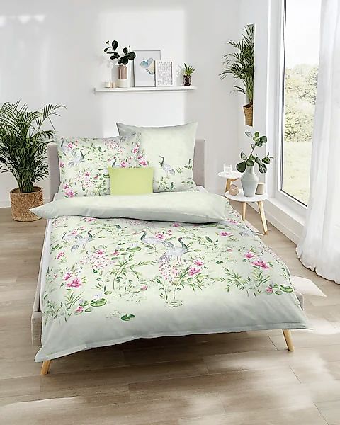 Kaeppel Bettwäsche »Pagode« 2 Stk. tlg. Mit Blumen günstig online kaufen