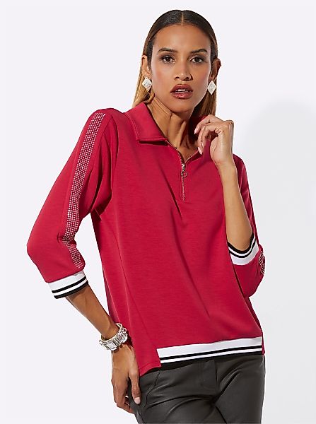 creation L Sweater Langarm-Poloshirt günstig online kaufen