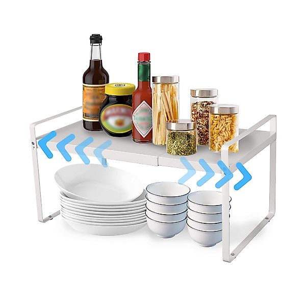TWSOUL Standregal 2-Stufig Küchenregal, Badezimmerregale Gewürzregal günstig online kaufen
