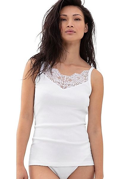 Mey Spaghettitop Orangic Cotton tiefer V-Ausschnitt, Baumwollmischung, Fein günstig online kaufen