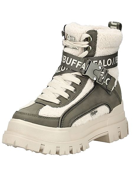Buffalo Stiefelette Lederimitat/Textil Schnürstiefelette günstig online kaufen