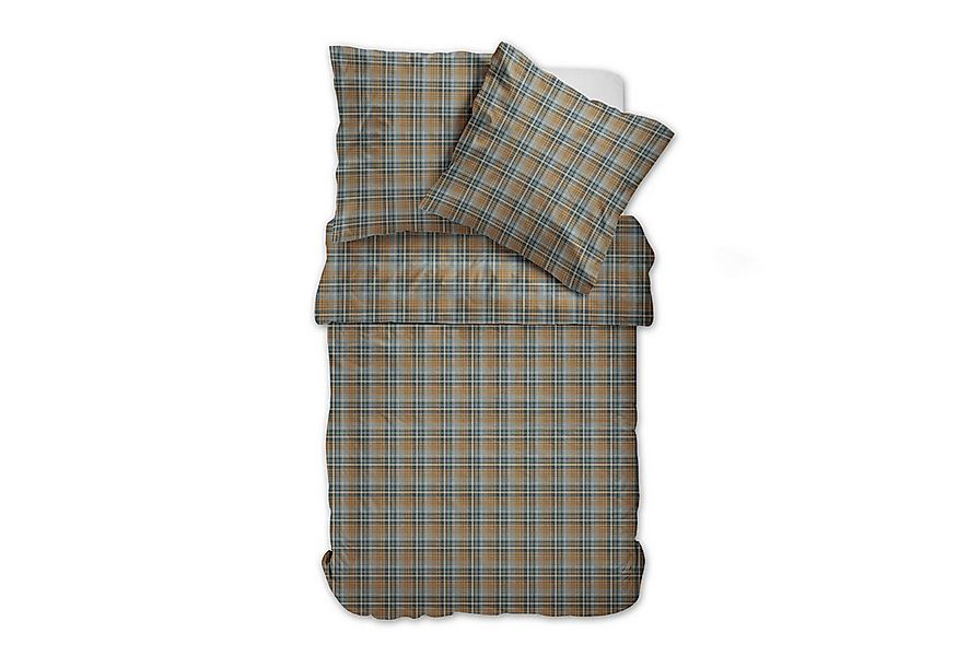 Dormabell Bettwäsche Dormabell Flanell Bettwäsche 11475 kariert natur, blau günstig online kaufen