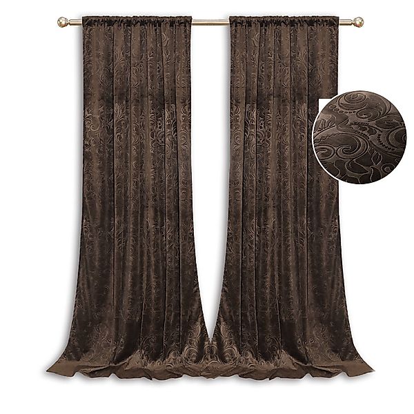 BTTO V&G Verdunkelungsvorhang Thermovorhänge 2 Stuck günstig online kaufen