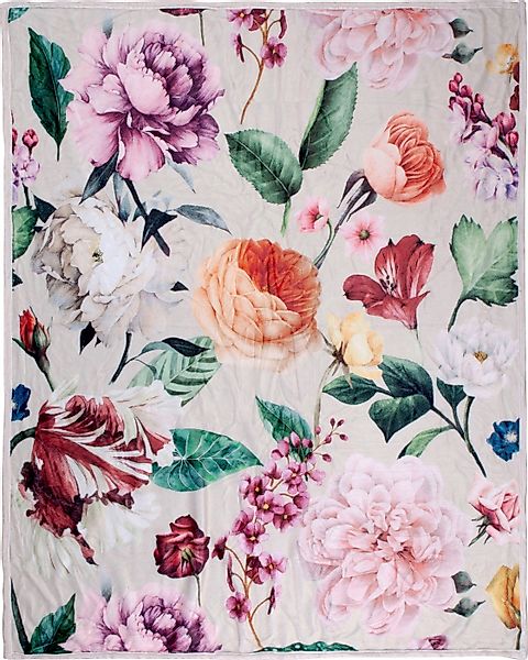 Plaid Fiori, Descanso, Sehr Weich, Kuscheldecke, günstig online kaufen