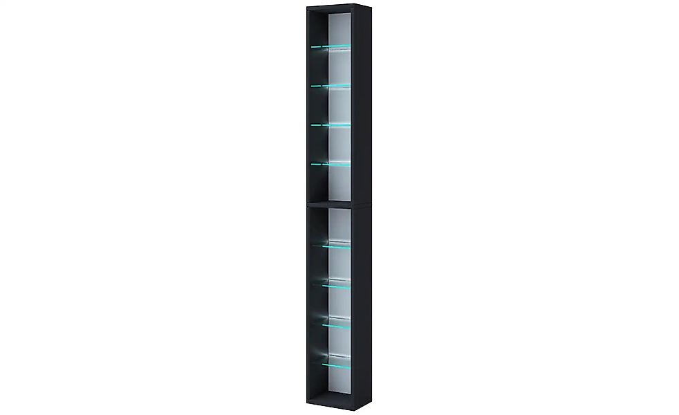 Hängeregal  Rasito ¦ schwarz ¦ Maße (cm): B: 21 H: 151,6 Regale > Wandregal günstig online kaufen