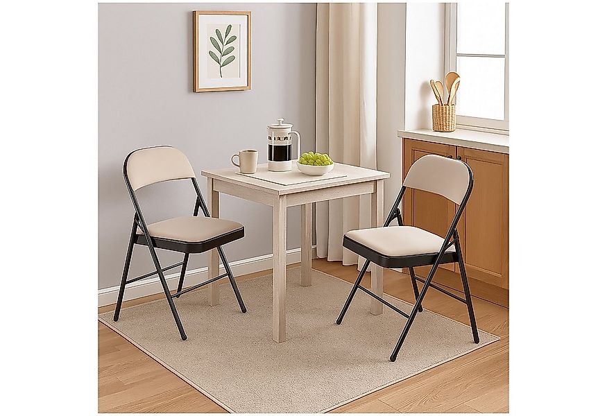 HTI-Living Klappstuhl Klappstuhl Wedigo Velvet Beige (Stück, 1 St), Gästest günstig online kaufen