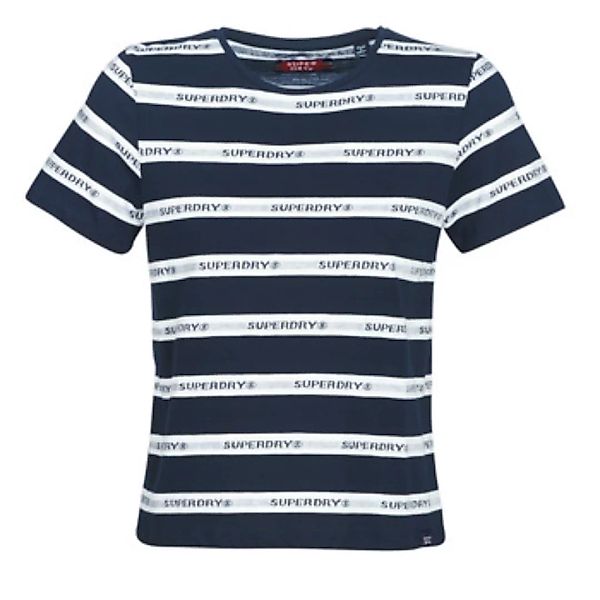 Superdry  T-Shirt COTE STRIPE TEXT TEE günstig online kaufen
