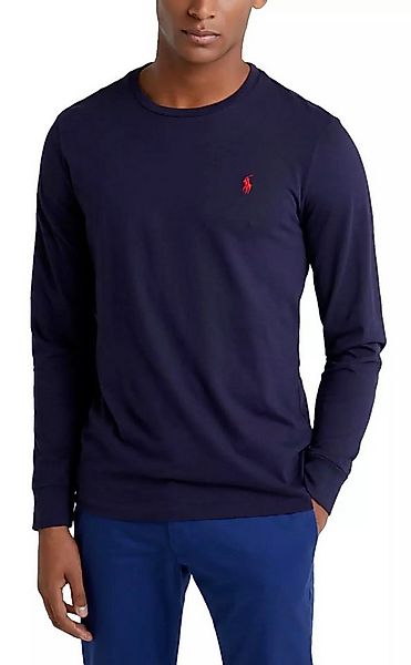 Polo Ralph Lauren Langarmshirt Herren Longsleeve Custom Slim Fit Gerippten günstig online kaufen