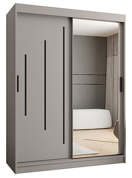 ABIKS MÖBEL Schwebetürenschrank RUBINO Y 150 Schlafzimmerschrank mit Schieb günstig online kaufen
