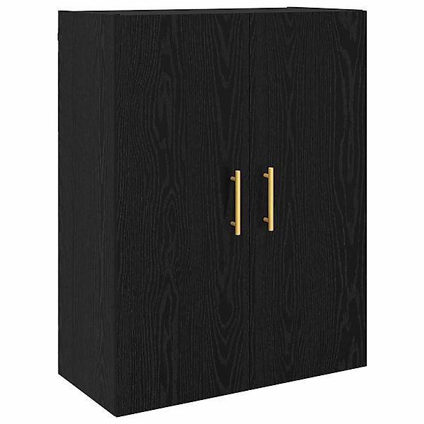 vidaXL Wandschrank Schwarz 69,5 x 34 x 90 cm Holzwerkstoff 879515 günstig online kaufen