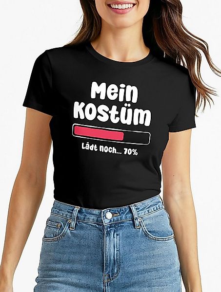 MoonWorks Print-Shirt Damen T-Shirt Fasching Karneval Kostüm-Ersatz Verklei günstig online kaufen