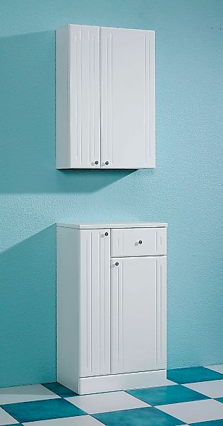 Saphir Hängeschrank "Quickset 955 Wand-Badschrank 50 cm breit mit 2 Türen, günstig online kaufen