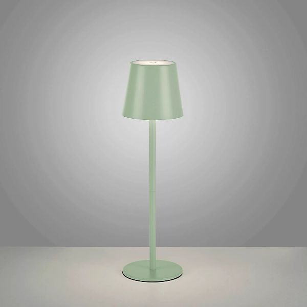 Just Light. LED-Akku-Tischleuchte Euria Grün 37 cm x Ø 110 günstig online kaufen