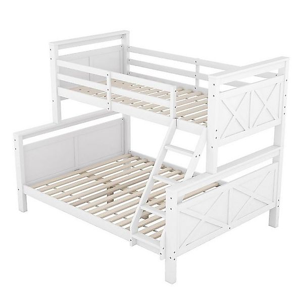 Gotagee Etagenbett Kinderbett Einzelbett Jugendbett mit Leiter und Sicherhe günstig online kaufen