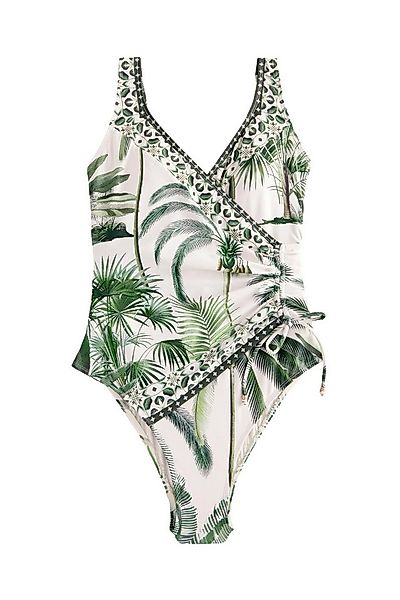 Next Badeanzug Bauchformender Badeanzug mit seitlicher Raffung (1-St) günstig online kaufen