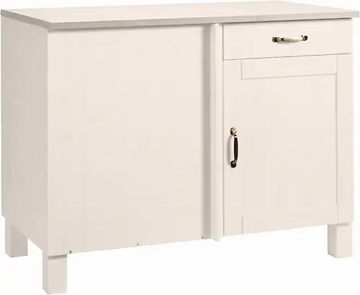 Home affaire Eckunterschrank »Alby« Breite 110 cm, 1 Tür und 1 Schublade günstig online kaufen