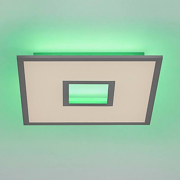 JUST LIGHT LED Deckenleuchte »RECESS«, 1 flammig, Leuchtmittel LED-Board günstig online kaufen