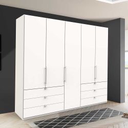 XL Ankleideschrank 3 türig Weiß günstig online kaufen