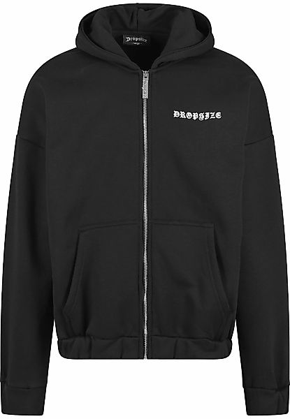 Dropsize Kapuzensweatshirt "Dropsize Herren Super Heavy Oversized Crime Zip günstig online kaufen