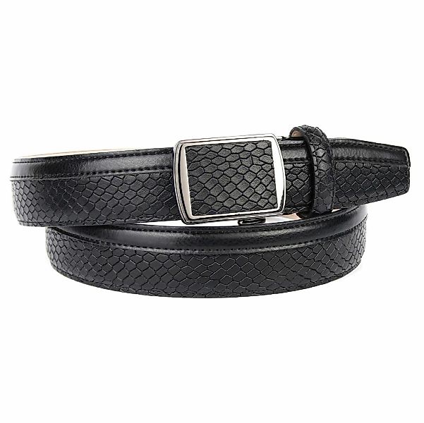 Anthoni Crown Ledergürtel in Schlagenoptik günstig online kaufen