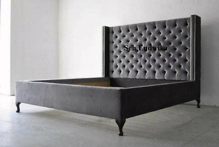 JVmoebel Bett Bett Chesterfield Design Luxus Betten 180x200cm Schlaf Zimmer günstig online kaufen