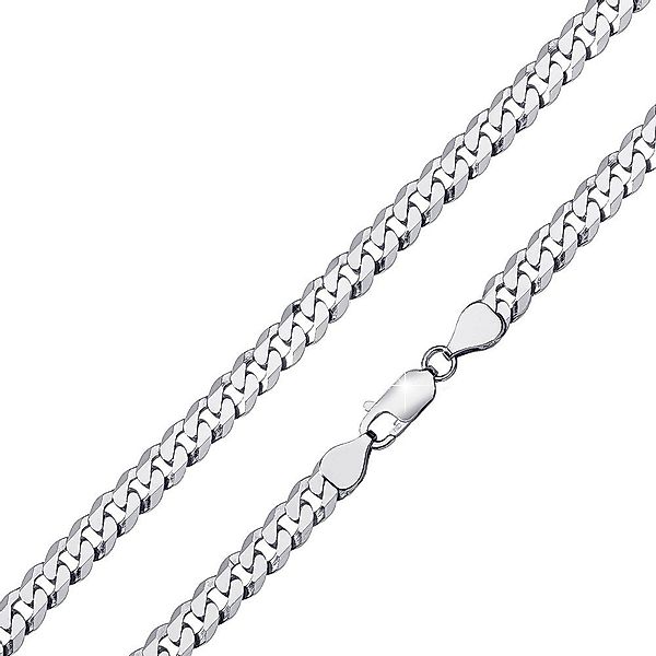 Materia Silberkette Herren Panzerkette diamantiert 6mm günstig online kaufen